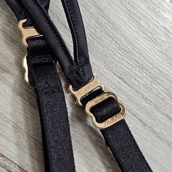 NWT Honey Birdette Tessa Black Garter Belt Suspender Size XL - Picture 5 of 5